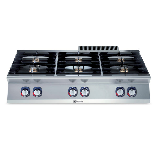 Electrolux Professional 700XP E7GCGL6C0A - Six Burner Gas Cook Top