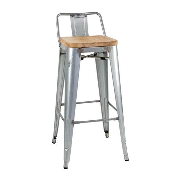 Bolero FB627 - Four Bistro High Stools with Backrest