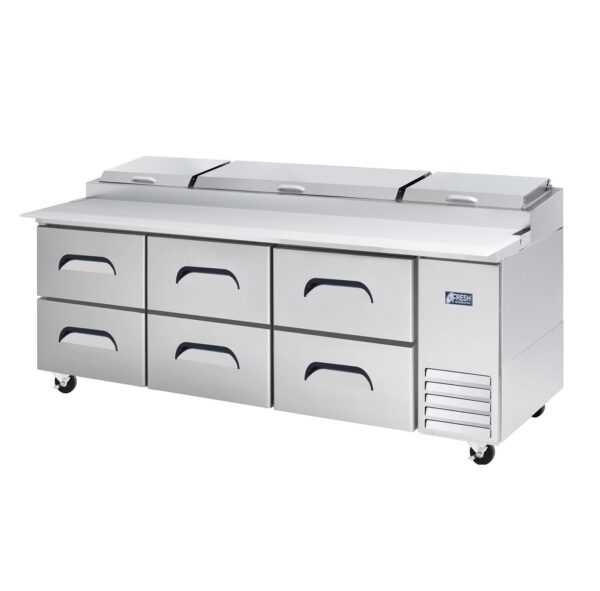 Fresh Refrigeration FPT-93-D6 - Pizza Prep Refrigerated Drawers