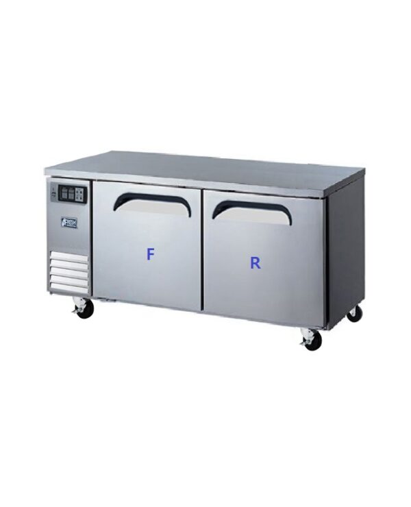Fresh Refrigeration FT1500RF Under Bench Fridge/Freezer SilverChef