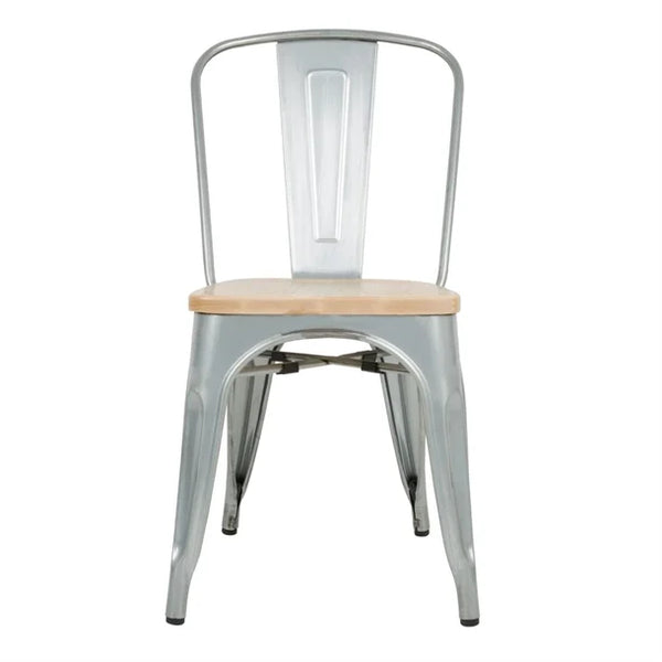 Bolero GM642 - Four Dining Side Chairs with Wood Seat Pads