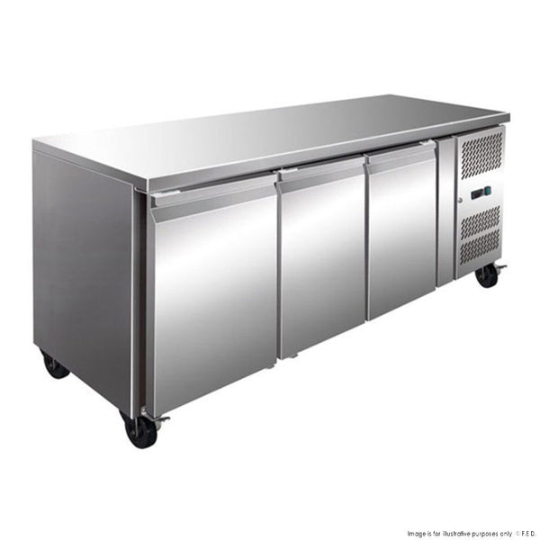 Thermaster GN3100TN - Three Door Bench Fridge
