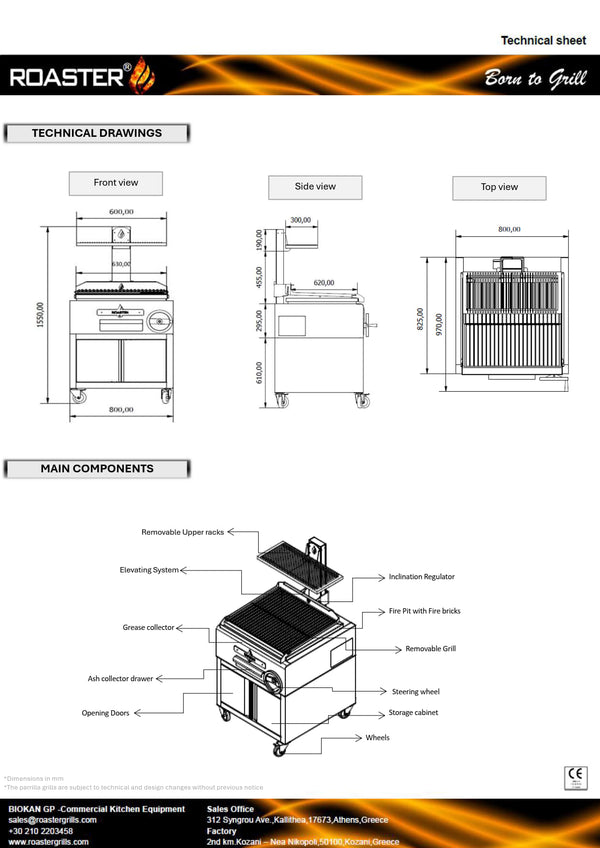 Roaster GP1GC - Parilla Grill