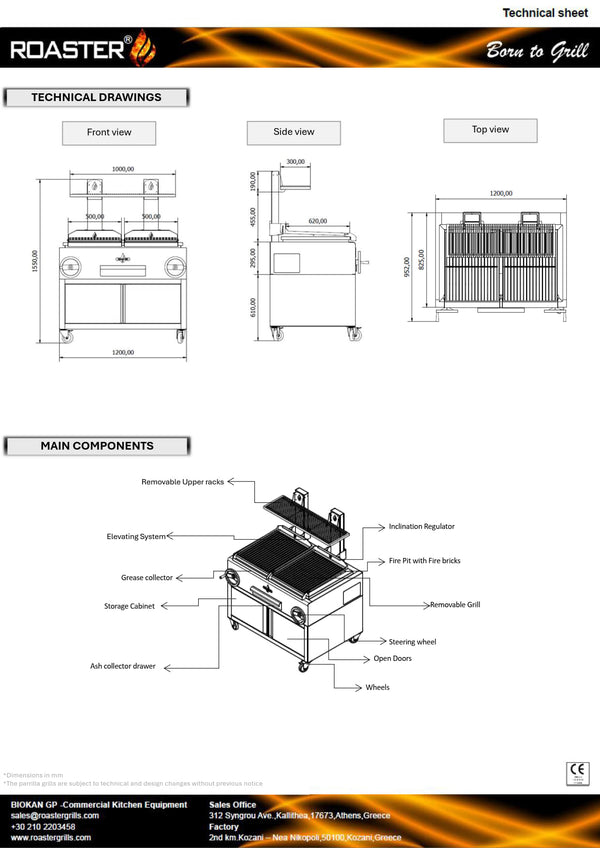 Roaster GP2GC - Parilla Grill