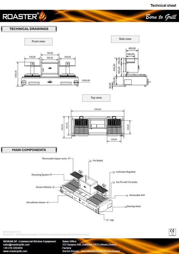 Roaster GPFB 26 - Parilla Grill
