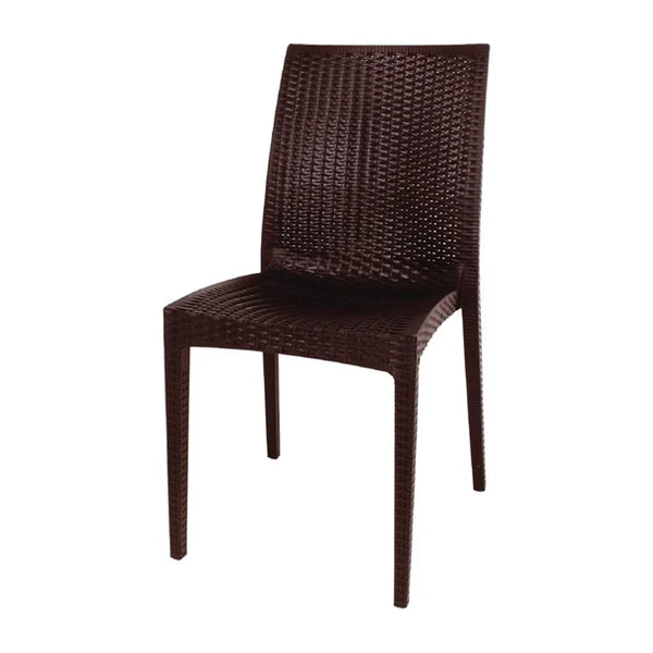 Bolero GR361 - Four Rattan Bistro Side Chairs