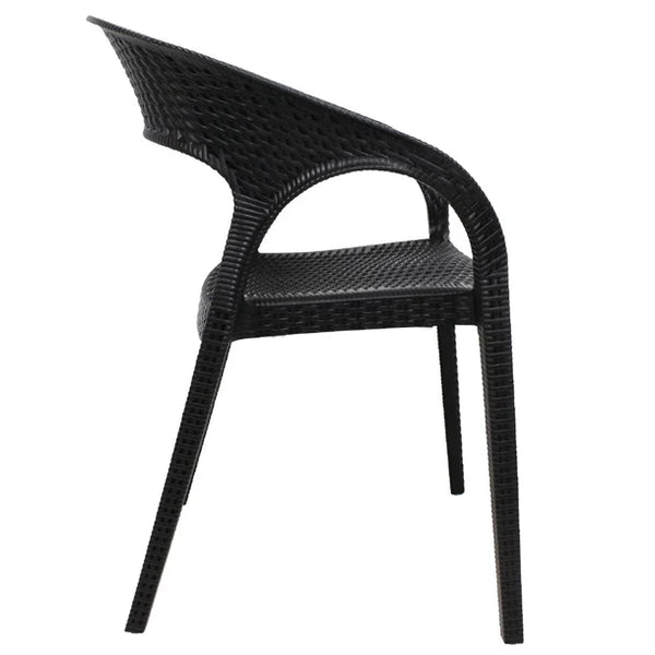 Bolero GR363 - Four Rattan Wraparound Arm Chairs