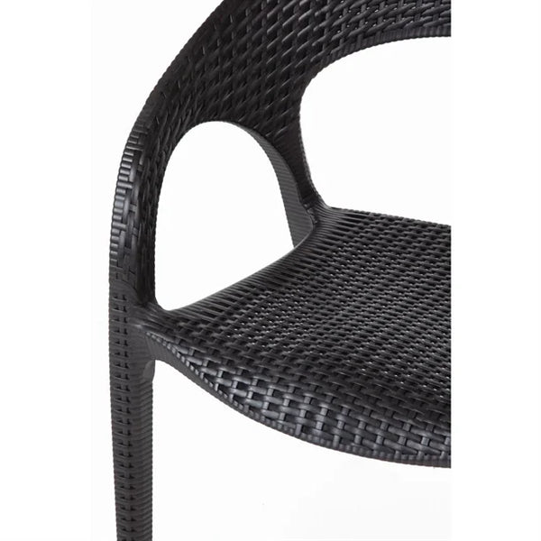 Bolero GR363 - Four Rattan Wraparound Arm Chairs