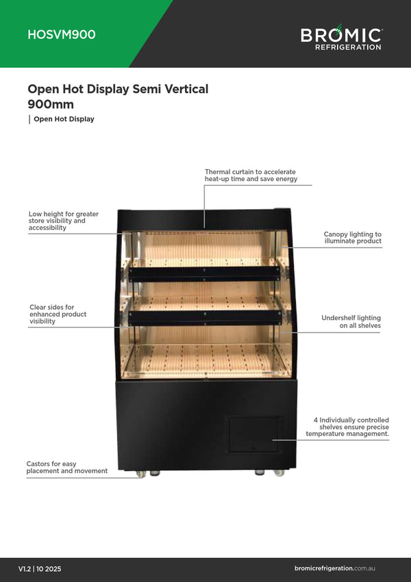 Bromic HOSVM900 - Open Hot Display