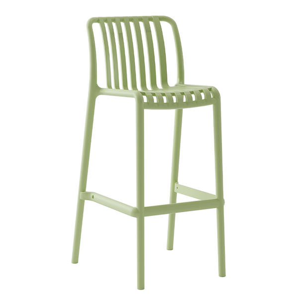 Helix Outdoor Polypropylene Bar Stool