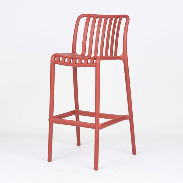 Helix Outdoor Polypropylene Bar Stool