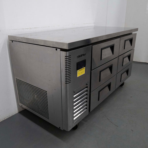 Skipio SUR15-3D-6 Undercounter Bench Fridge Draws
