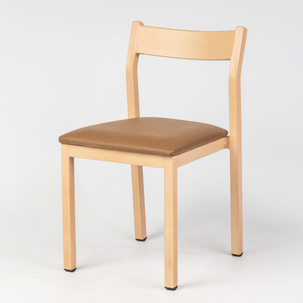 Imola Aluminium Dining Chair Beech