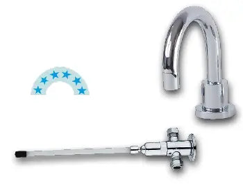 Jetstream JET780D - Knee Operated Timer Basin Tap Set