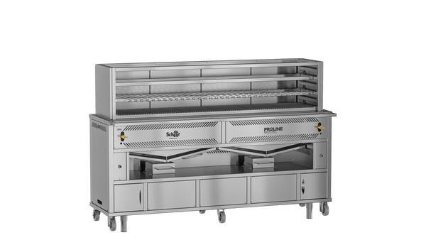 Scheer Proline LV610AC - 1500mm Gas Lava Rock Robata Grill