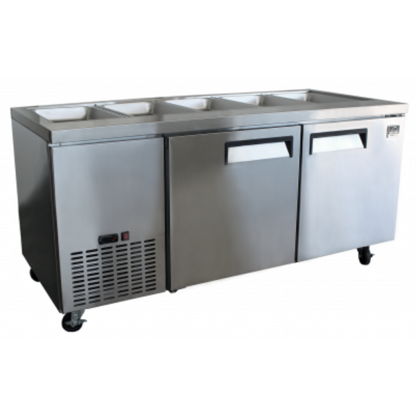 Mitchel 480N-B 2 Door Noodle Bar Fridge