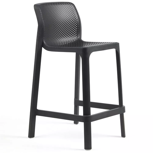 Nardi Net Outdoor Resin Bar Stool Mini Seat Height 65cm