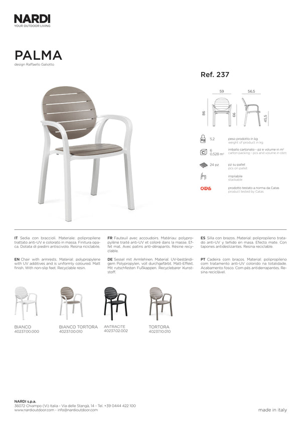 Nardi Palma Outdoor Resin Armchair
