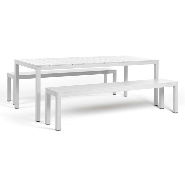 Nardi Rio Outdoor Aluminium Bench Dining Setting