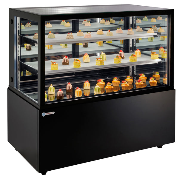 ICS PACIFIC Novara Echo 120 Black - Floor Standing Refrigerated Display