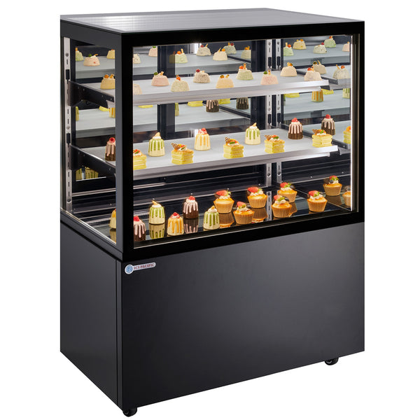 ICS PACIFIC Novara Echo 90 Black - Floor Standing Refrigerated Display