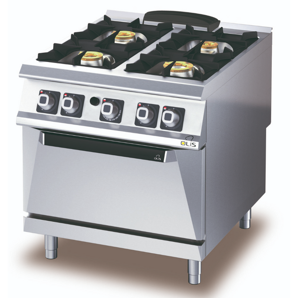Olis D94/10 CGP 4 Burner Gas Range