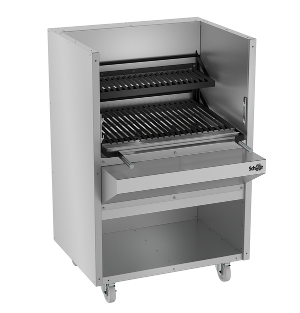 Scheer Proline Parrilla 640 - 1000mm Charcoal/Wood Parrilla Grill