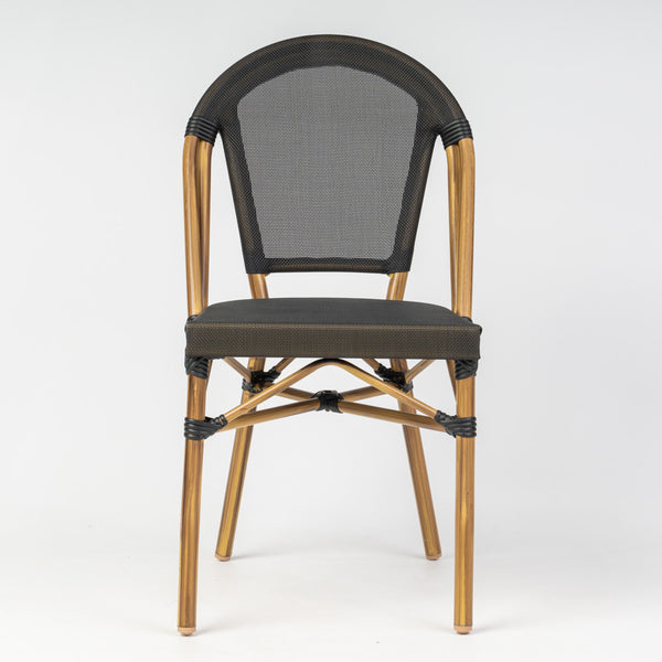 Parisian Bistro Chair with Fabric Seat