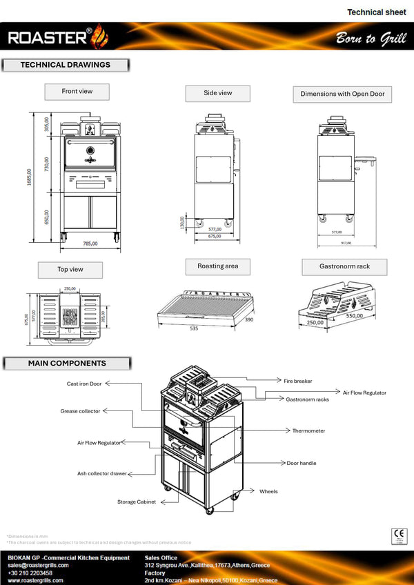 Roaster ROC54 - Charcoal Oven