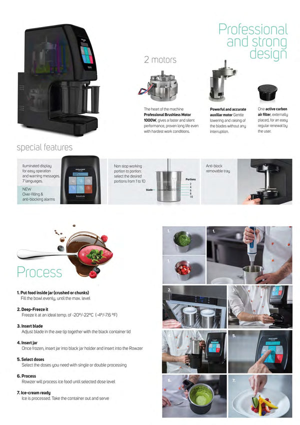 Taurus Rowzer Plus ROW0001 - Frozen Food Processor