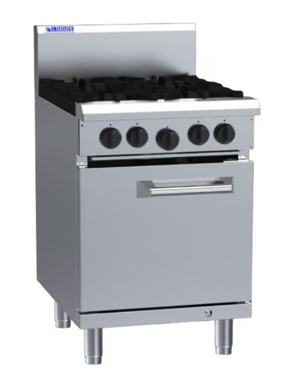 Luus RS-4B 4 Burner Range Oven