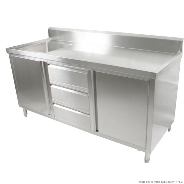 Modular Systems SC-6-1800L-H - Cabinet with Left Sink