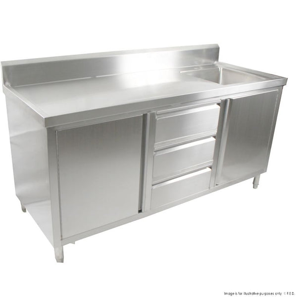 Modular Systems SC-6-1800R-H - Cabinet with Right Sink