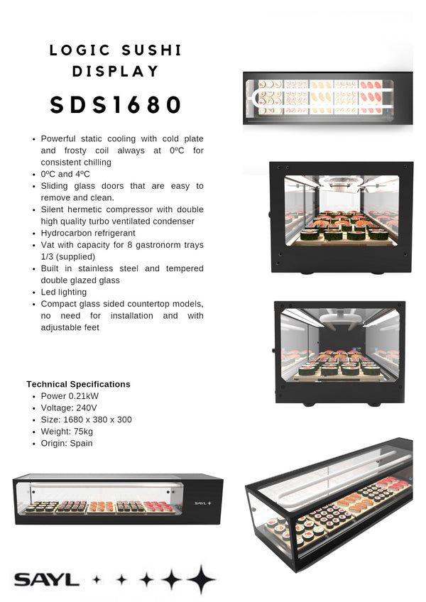 Sayl SDS1680 - Sushi Display