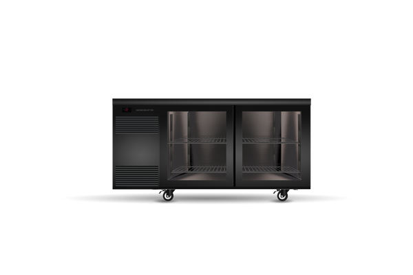 SKOPE BackBar SL.2.GSL - Two Glass Sliding Door Slimline Fridge
