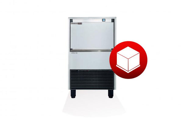 SKOPE SPIKA NG50 A HD R290 DP - Half Dice Self-Contained Drain Pump Ice Cube Maker
