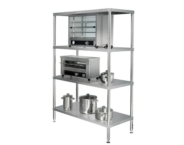 Simply Stainless SS17.1200SS - Stainless Steel 4 Tier Adjustable Shelving
