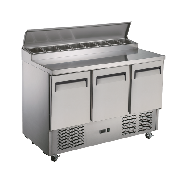 Exquisite STC380 - Three Door Prep Fridge