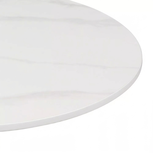 Sintered Stone Table Top with Piatto Table Base