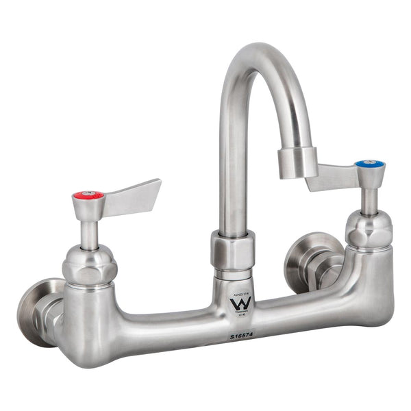 3Monkeez T-3MEWG12 - Exposed Wall Mount Body with Gooseneck Swivel 12" Spout