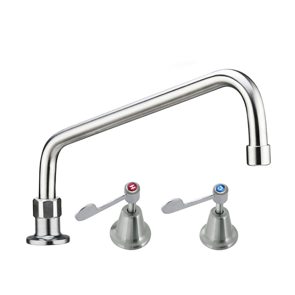 3Monkeez T-3MHS12 - Bench Mount & Basins Stops with 12" Spout