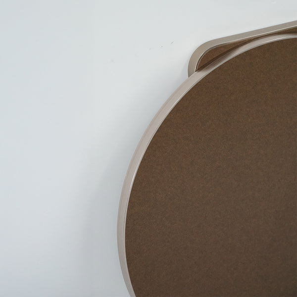 Tobacco Leather HPL Rose Gold Edge with Rose Gold Discus 450 Base