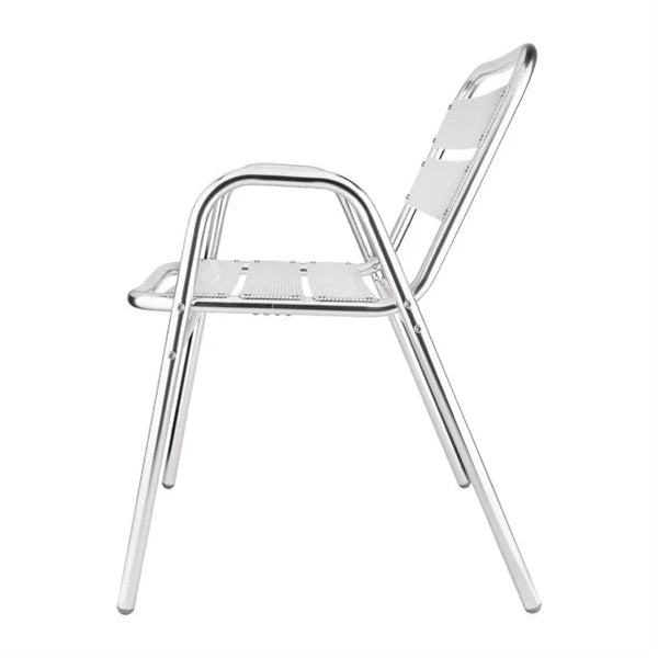 Bolero U501 - Four Stacking Aluminium Chairs