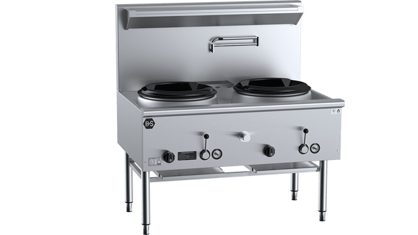 B+S Black UFWWD-2 - Waterless Wok Table