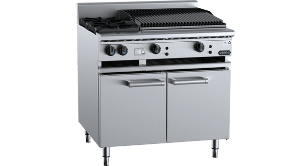 B+S Verro VBT-SB2-CBR6 - Cabinet Mounted Combination Cook Top