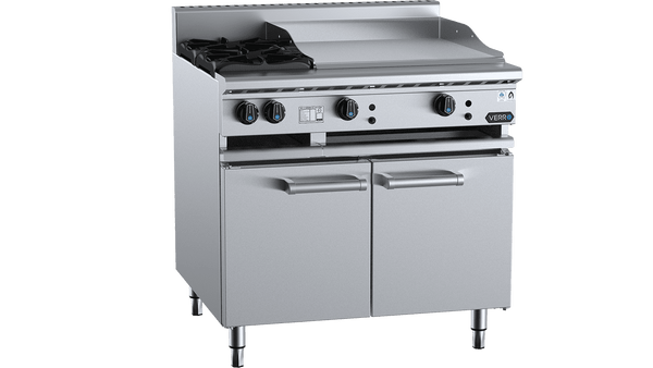 B+S Verro VBT-SB2-GRP6 - Cabinet Mounted Combination Cook Top