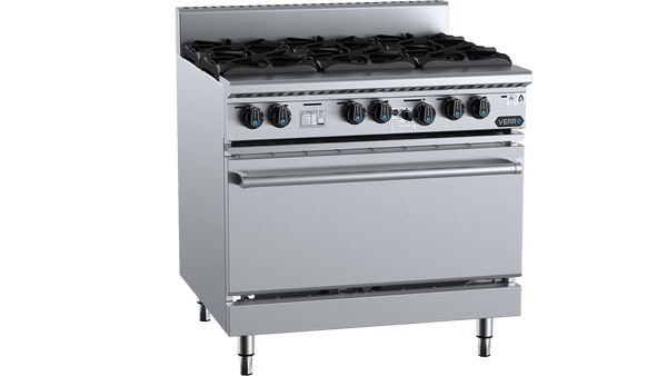 B+S Verro VOV-SB6 - Six Burner Range Oven