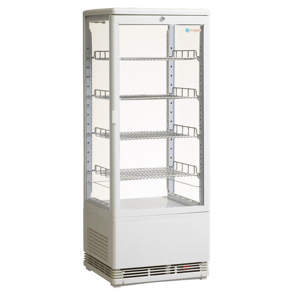 ICS PACIFIC Venice Tower White - Counter Top Refrigerated Display