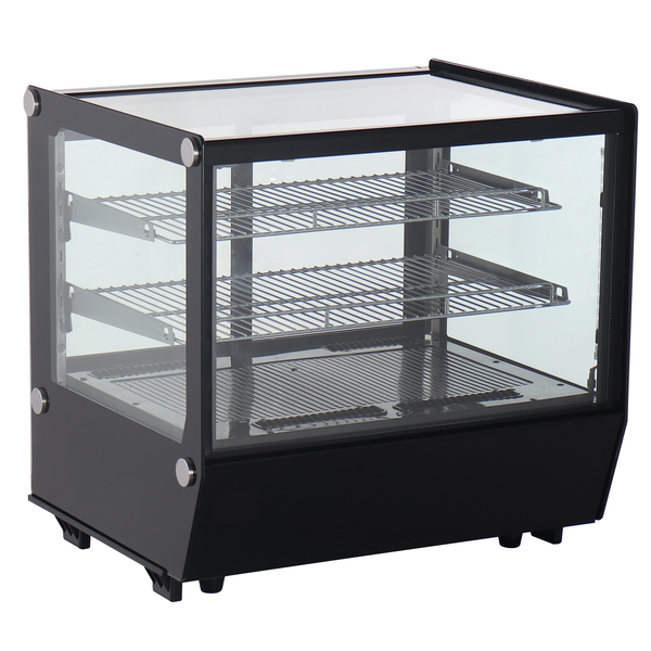 ICS PACIFIC Verona 70R Black - Counter Top Refrigerated Display