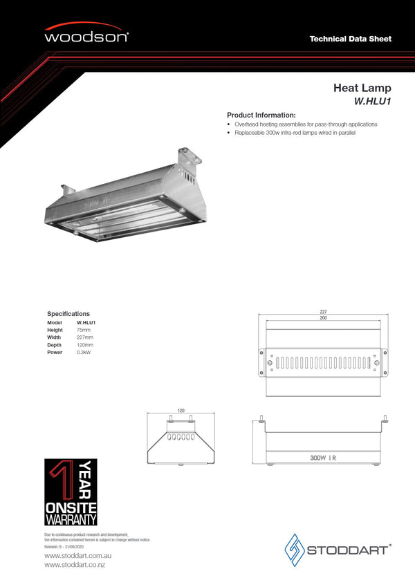Woodson W.HLU1 - Heat Lamp